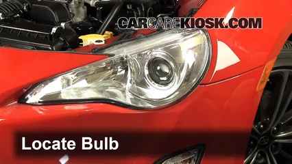 2013 Scion FR-S 2.0L 4 Cyl. Lights Headlight (replace bulb)